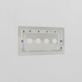 4G Switch Plate - Polished Nickel