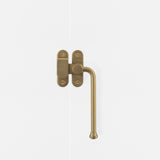 Southbank Casement Window Handle With Hook Right - Antique Brass