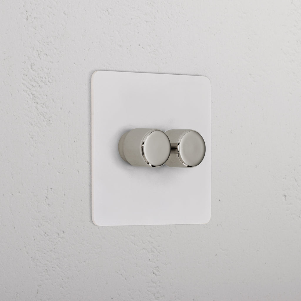 2G Dimmer Switch _ Paintable Polished Nickel