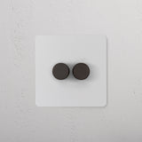 2G Dimmer Switch - Paintable Bronze